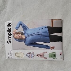 Simplicity Misses' Sweatshirts Pattern Size 6-14